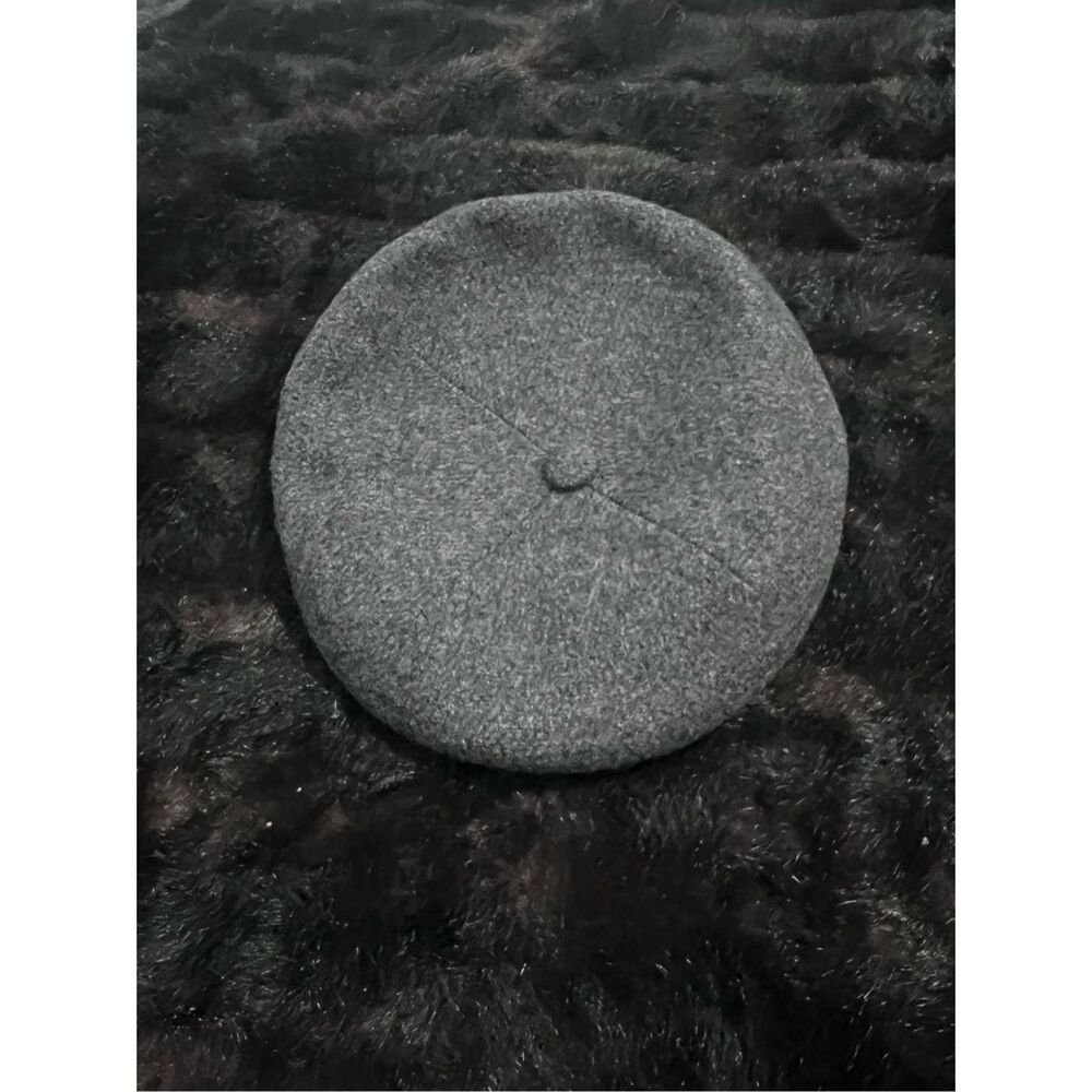 KANGOL WOOL SPITFIRE FLANNEL GRAY NEWSBOY CAP L HAT